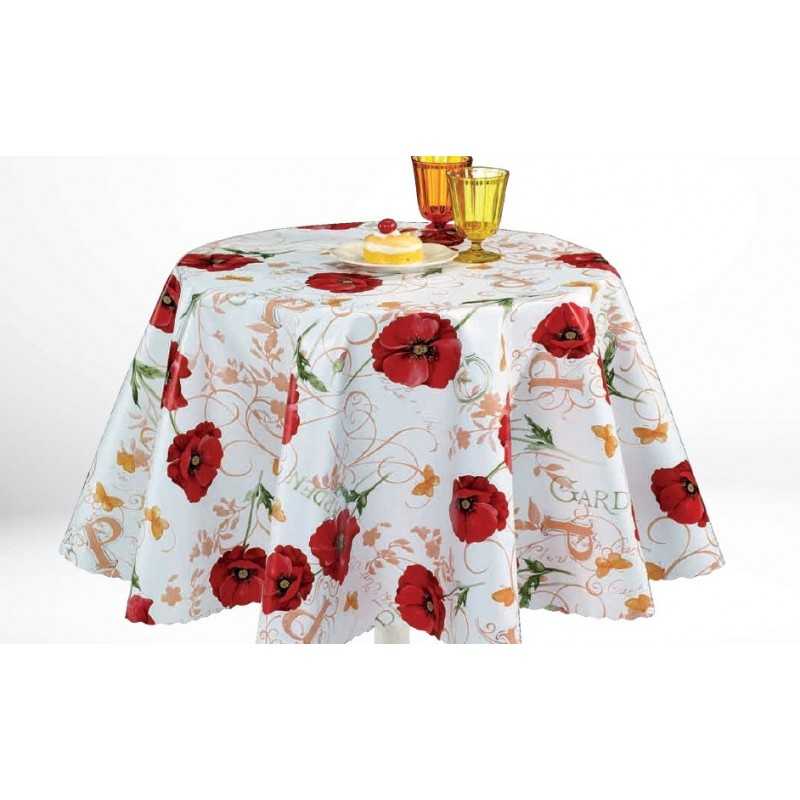 Toile cirée 140 cm fleur et floraison vendu au mètre