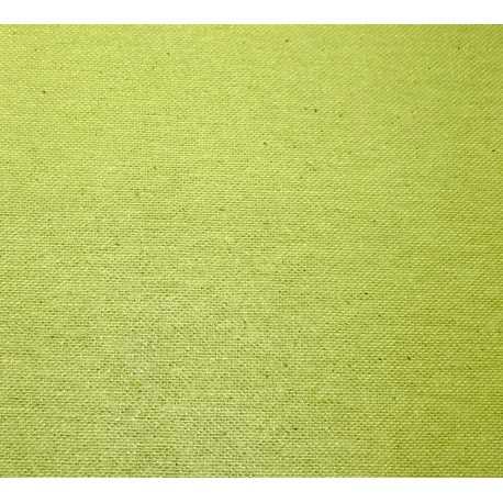 Tissus enduit vert pomme - larg. 180 cm