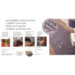 Tapis d'intérieur LILI gris 65 cm