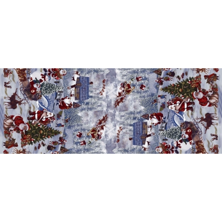 TOILE CIRÉE TRAINEAU neige