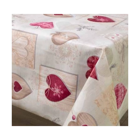 TOILE CIRÉE 160 AMOUR rouge