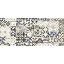 TOILE CIRÉE 160 CARREAUX CIMENT noir
