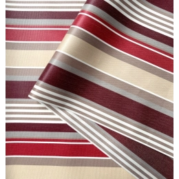 Toile enduite 160 cm - ELBA bordeaux