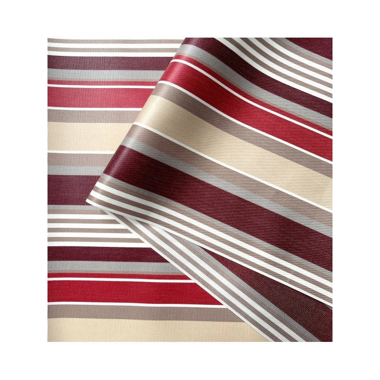 Toile enduite 160 cm - ELBA bordeaux