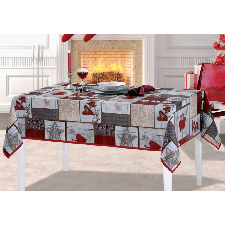 TOILE CIRÉE MISTI GRIS rouge