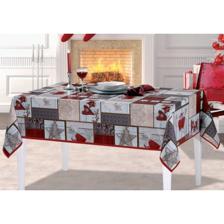 TOILE CIRÉE MISTI GRIS rouge
