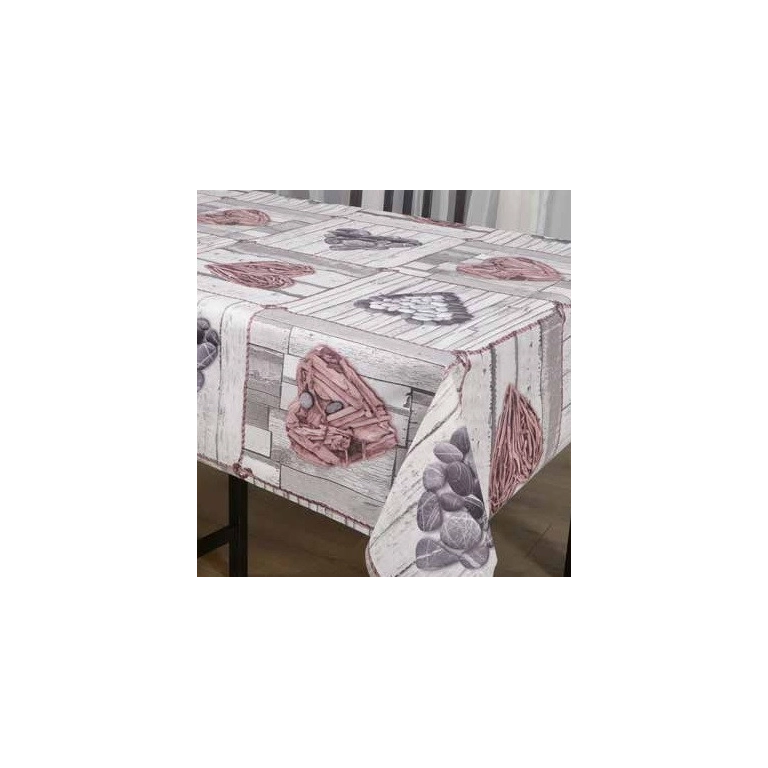 TOILE CIRÉE 180 CUORE gris