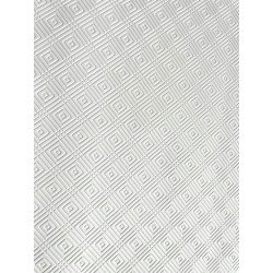 SOUS NAPPE LOSANGE PVC 140 blanc ep. 2 mm