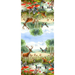 TOILE CIRÉE BAMBI nature