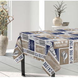 TOILE CIRÉE HORIZON marine