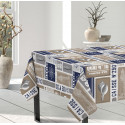 TOILE CIRÉE HORIZON marine