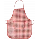 Tablier ÉcoTab - Carreaux Rouge