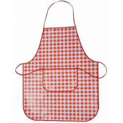 Tablier ÉcoTab - Carreaux Rouge