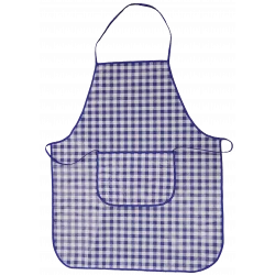 Tablier ÉcoTab - Carreaux Bleu