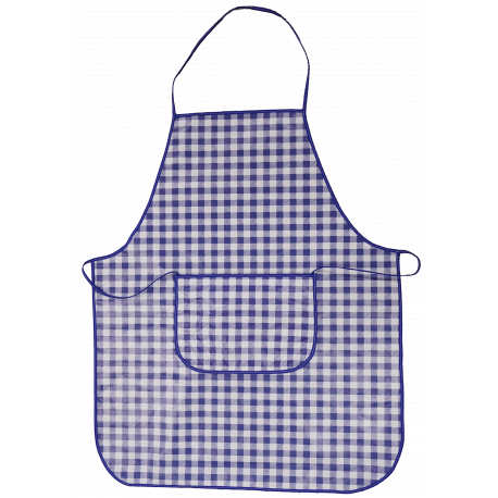 Tablier ÉcoTab - Carreaux Bleu