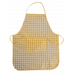 Tablier ÉcoTab - Carreaux Jaune