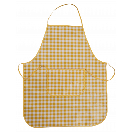 Tablier ÉcoTab - Carreaux Jaune Tablier ÉcoTab - Carreaux Jaune