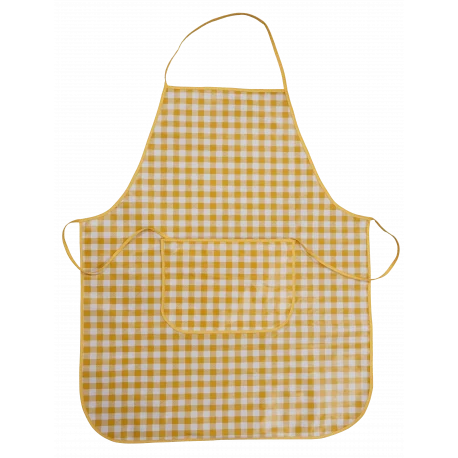 Tablier ÉcoTab - Carreaux Jaune