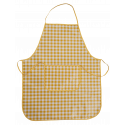 Tablier ÉcoTab - Carreaux Jaune