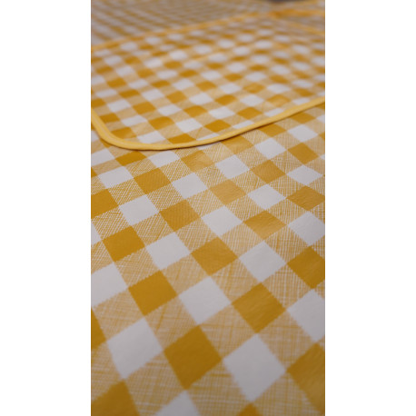 Tablier ÉcoTab - Carreaux Jaune Tablier ÉcoTab - Carreaux Jaune