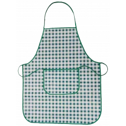 Tablier ÉcoTab - Carreaux Vert