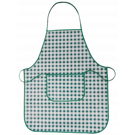Tablier ÉcoTab - Carreaux Vert