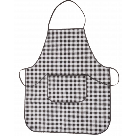Tablier ÉcoTab - Carreaux Noir Tablier ÉcoTab - Carreaux Noir