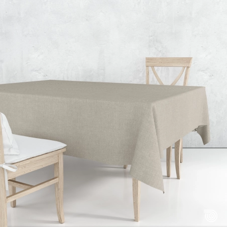 Nappage en tissu gris nuage - Nappe d'intérieur en coton gris clair Nappage en tissu gris nuage - Nappe d'intérieur en coton gris clair