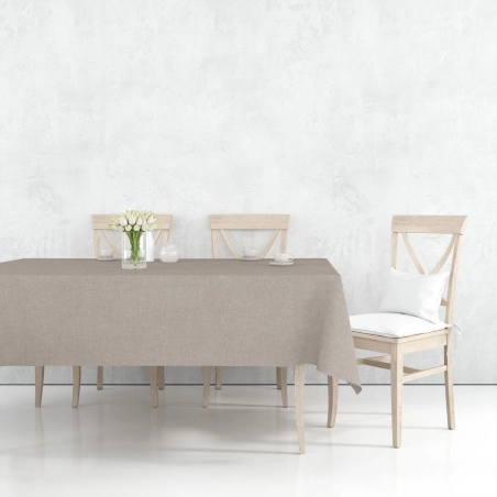 Nappage en tissu gris nuage - Nappe d'intérieur en coton gris clair Nappage en tissu gris nuage - Nappe d'intérieur en coton gris clair
