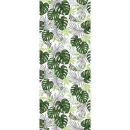 Toile cirée GUYANE vert - Nappe toile cirée tropicale