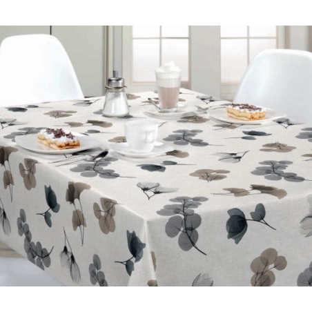 Toile cirée fleur d'automne - Nappe toile cirée pour table à manger