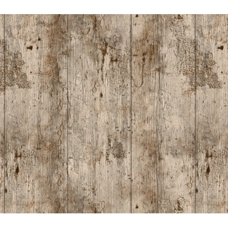Toile cirée  RUSTICA effet bois – Nappe imitation des lattes boisées