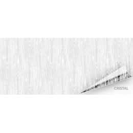 Nappe transparente imprimée design - Toile cirée transparente géométrique blanc