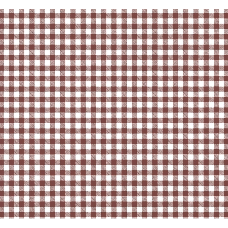 Nappe à carreaux marron et blanc - Nappe de restaurant à carreaux marron Nappe à carreaux marron et blanc - Nappe de restaurant à carreaux marron