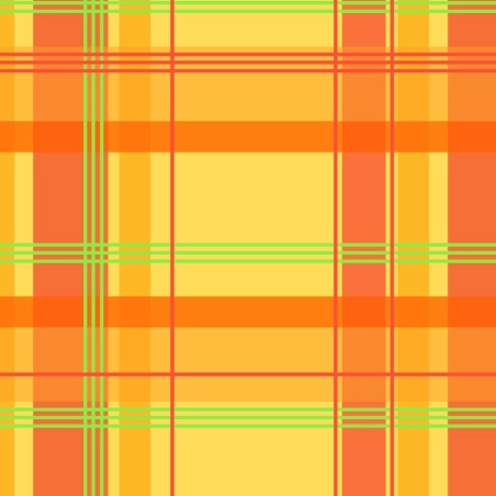 Toile cirée madras jaune Rectangulaire 140x 100 cm - Roulée sur tube
