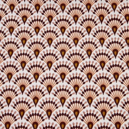 Nappe en tissu enduit Rectangulaire 154x100cm - Nappage en tissu enduit art déco