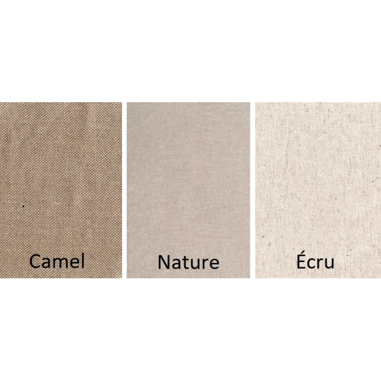 Nappe en tissu enduit Uni lin Ronde Ø180 - Nappage en tissu enduit Uni lin Nappe en tissu enduit Uni lin Ronde Ø180 - Nappage en tissu enduit Uni lin
