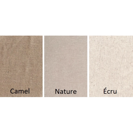 Nappe en tissu enduit Uni lin Ronde Ø180 - Nappage en tissu enduit Uni lin Nappe en tissu enduit Uni lin Ronde Ø180 - Nappage en tissu enduit Uni lin