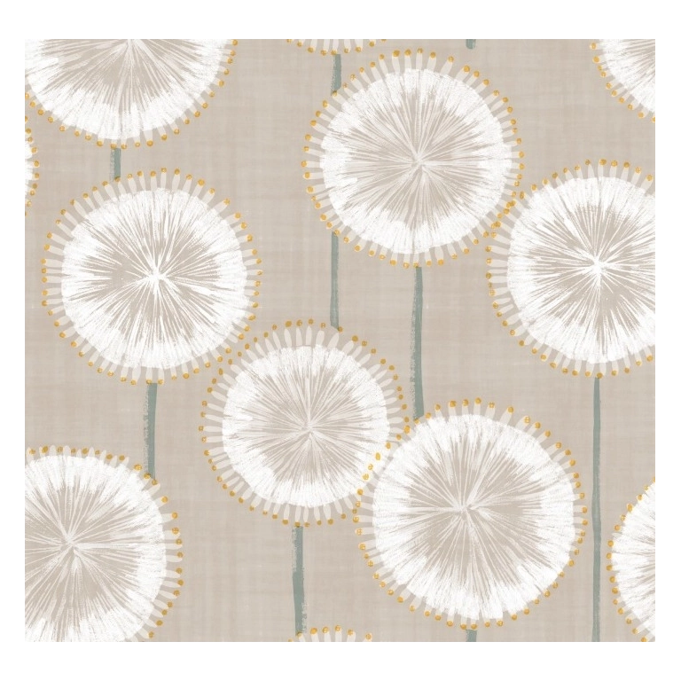 Toile cirée ASTER beige - Façon lin Toile cirée ASTER beige - Façon lin