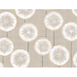 Toile cirée ASTER beige - Façon lin