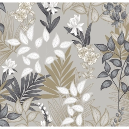 Toile cirée PALOMA beige - Feuillage automnale