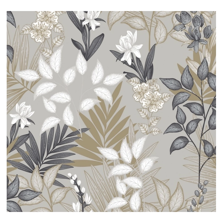 Toile cirée PALOMA beige - Feuillage automnale