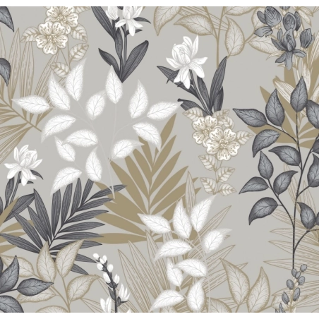 Toile cirée PALOMA beige - Feuillage automnale