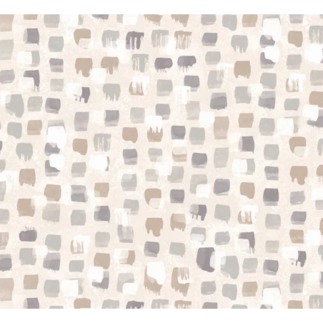Toile cirée LEONOR beige - Abstraite et Moderne Toile cirée LEONOR beige - Abstraite et Moderne
