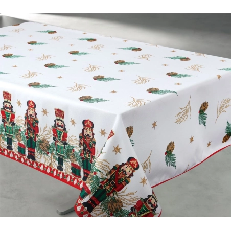 Nappe de Noël Casse noisette - Rectangle 145x240cm
