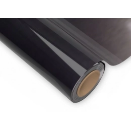 Nappe transparente noire - Nappe cristal noire transparente 140 cm