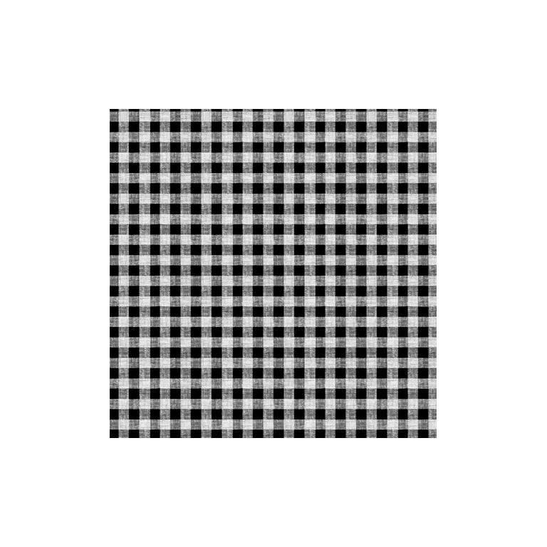 Nappe à carreaux noir et blanc - Toile cirée à carreaux noir et blanc