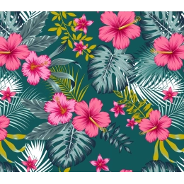 Toile cirée HILO rose - largeur 140 cm