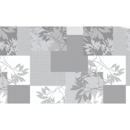 Toile cirée GEOFOL gris - largeur 140 cm