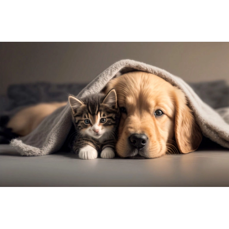 Tapis d'intérieur Chien & Chat 45x75cm